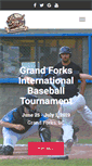Mobile Screenshot of grandforksbaseball.com
